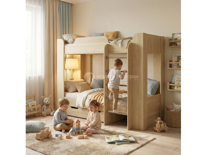 Двуетажно легло Компанит Твикс-2